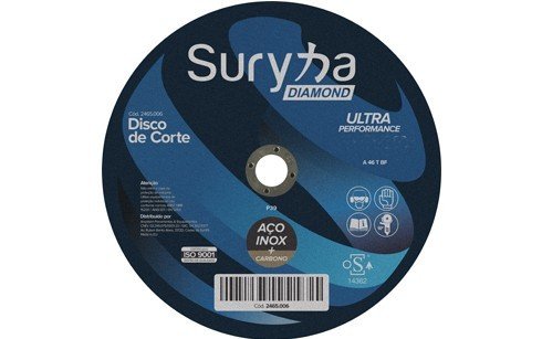 Disco de Corte 115 x 1.0 INOX Suryha Diamond New Arsystem