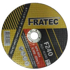 Disco de Corte 7" x 1/8 x 7/8 A24QBF F 240 Fratec
