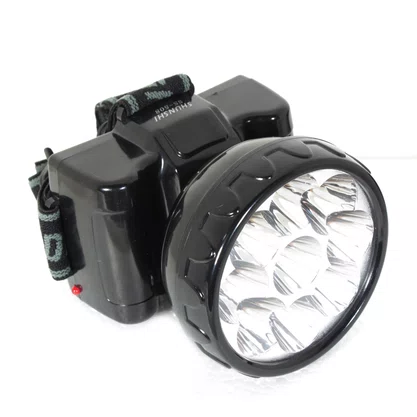 Lanterna para Cabeça 9 LEDs Recarregável Bivolt Noll / Amatools