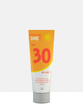 Creme Protetor Solar UV FPS 30 120 gramas Luvex